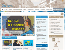 Tablet Screenshot of challans.fr